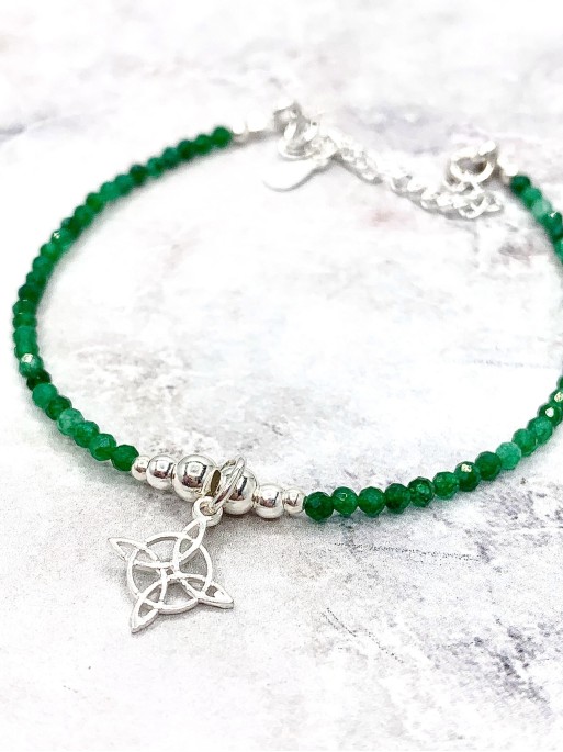 Pulsera 'Glinda' de Nudo Brujas y Esmeralda