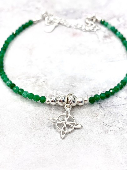 Pulsera 'Glinda' de Nudo Brujas y Esmeralda