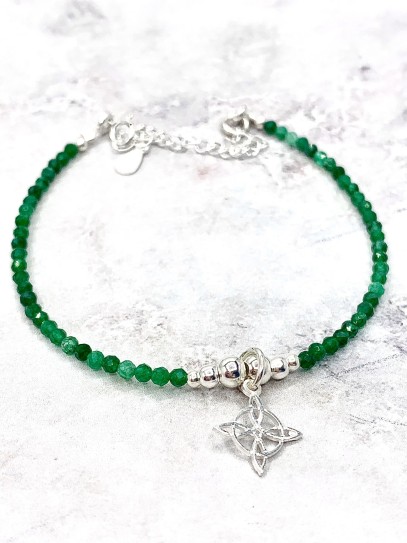 Pulsera 'Glinda' de Nudo Brujas y Esmeralda