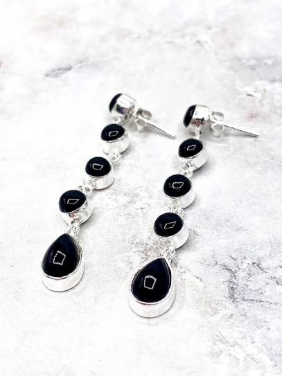 Black Onyx 'Iniya' earrings