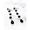 Pendientes 'Iniya' de Ónix negro