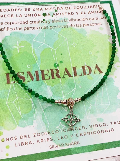 Pulsera 'Glinda' de Nudo Brujas y Esmeralda