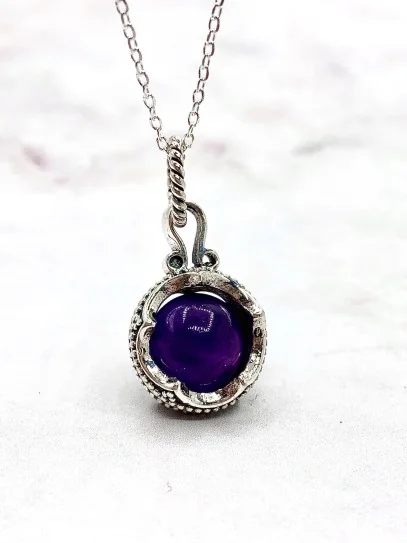 Amethyst 'Gotland' necklace