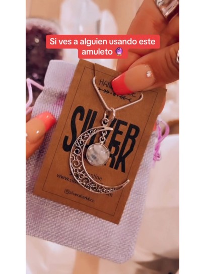 Moonstone  'Moon' necklace