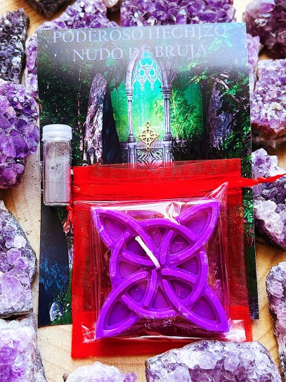 Poderós encanteri del Nus de Bruixa (amb vela i collaret)