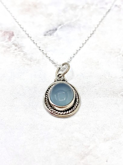 Collar 'Ashika' de Aguamarina