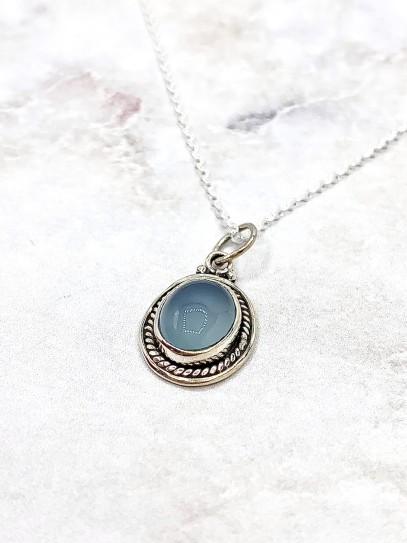 Collar 'Ashika' de Aguamarina