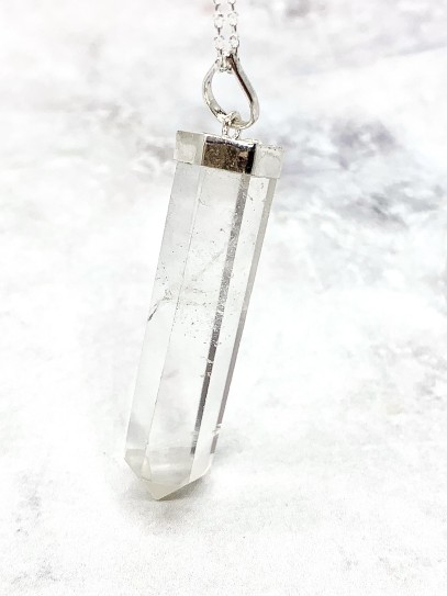 Clear Quartz Point necklace | Healing and Protective