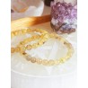 Pulsera de Cuarzo Citrino rutilado extra 6mm | Dinero y éxito